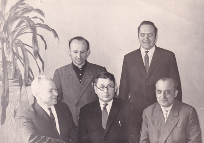Л. Е. Борухов, Ю. И. Ермаков, А. И. Барабанов, А. С. Космодамианский, А. Е. Либер